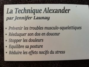 praticienne technique Alexander